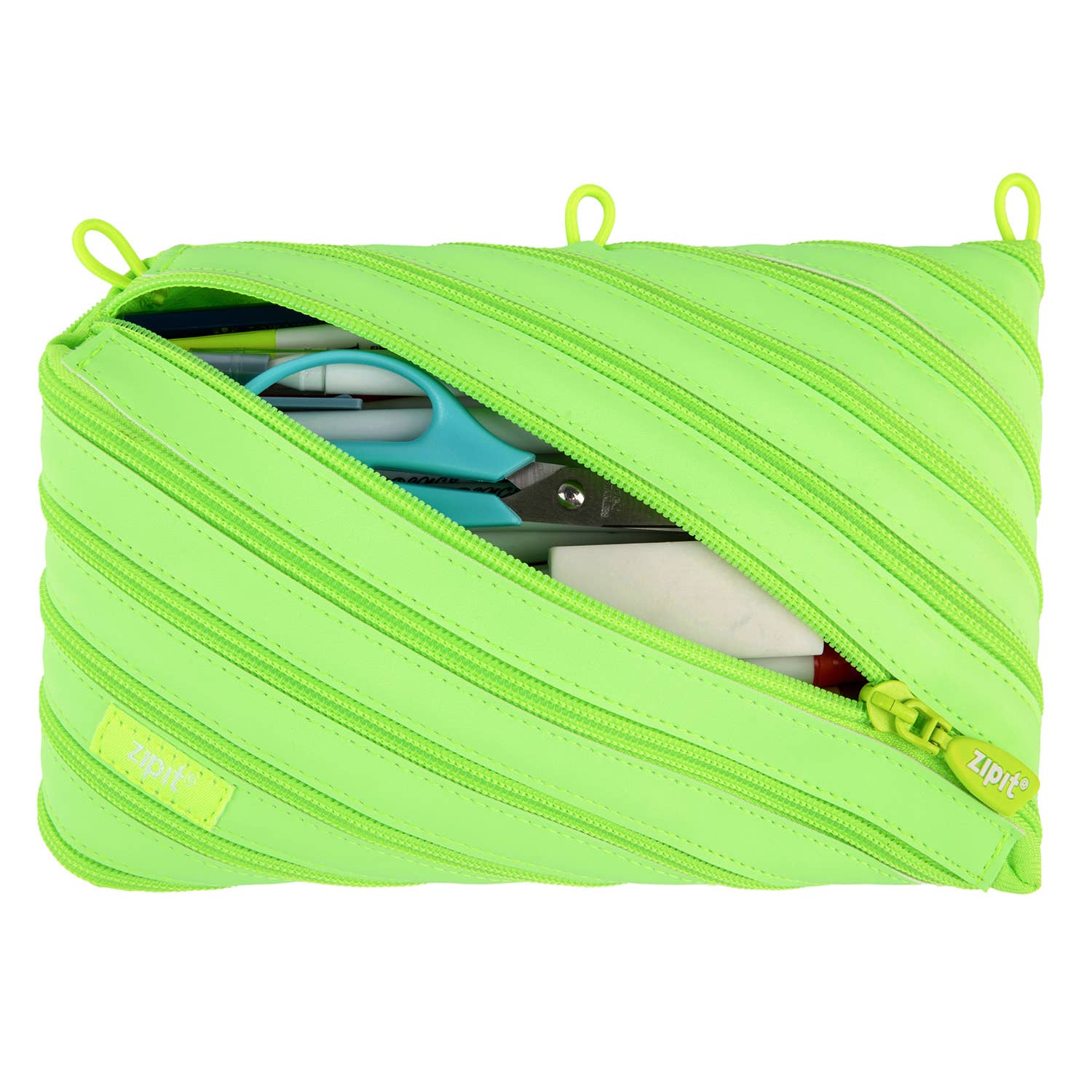 ZIPIT Candy Pencil Case, Glow in The Dark Pouches