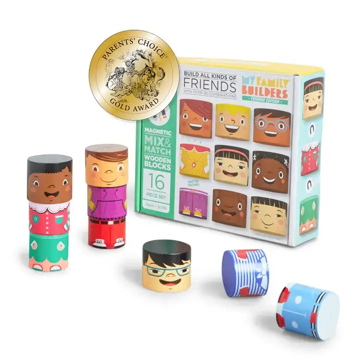 Diverse Friends Magnetic Building Doll Set - back in stock!