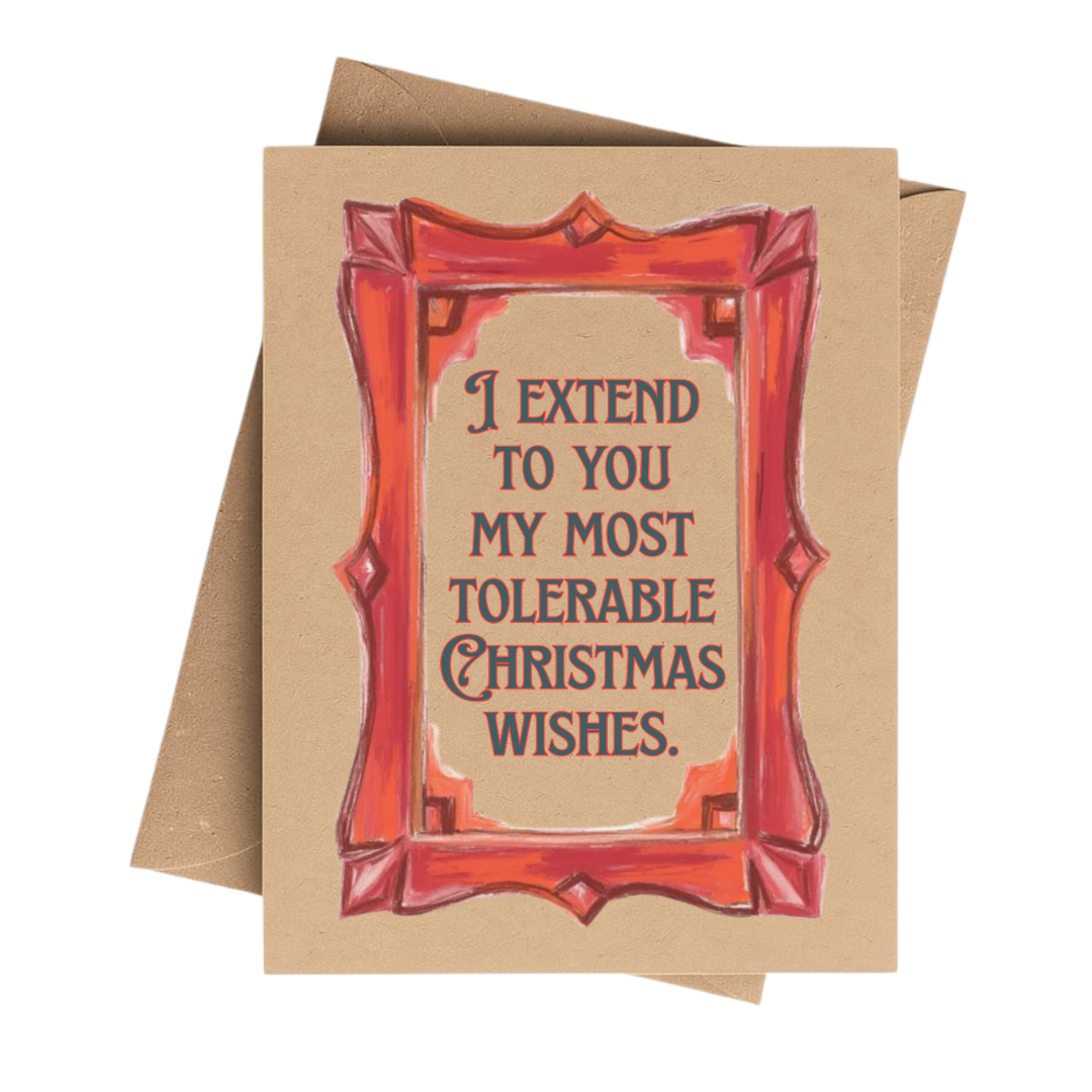 Most Tolerable Christmas Wishes | Sarcastic Christmas Card Boxed Set