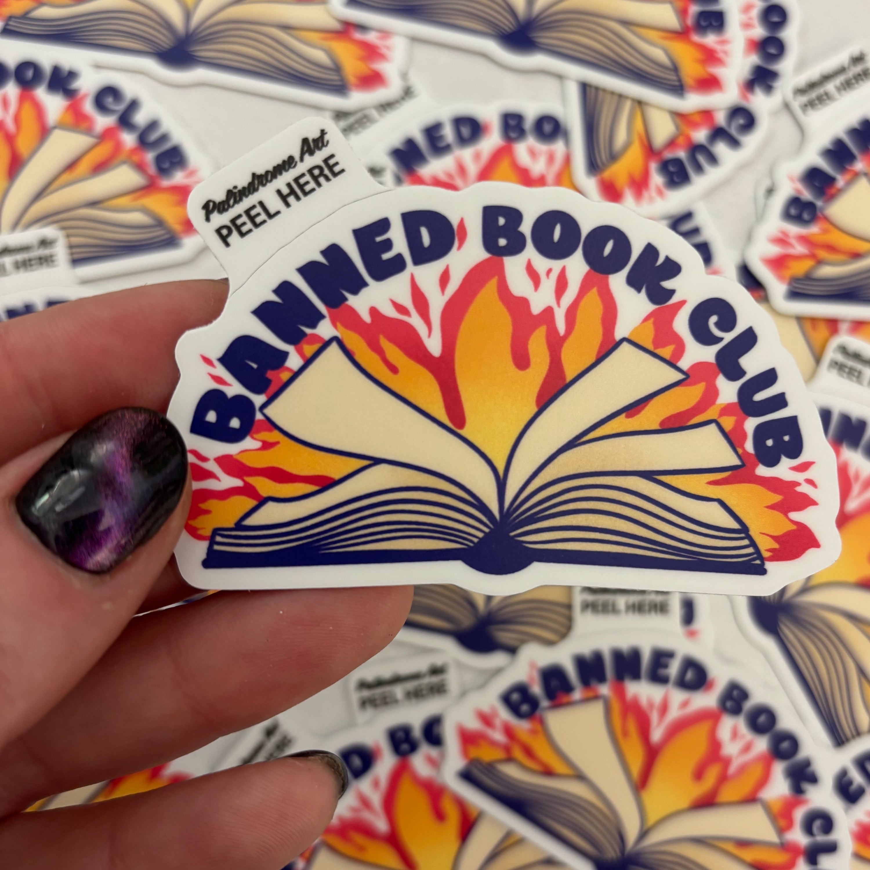 Sticker with &