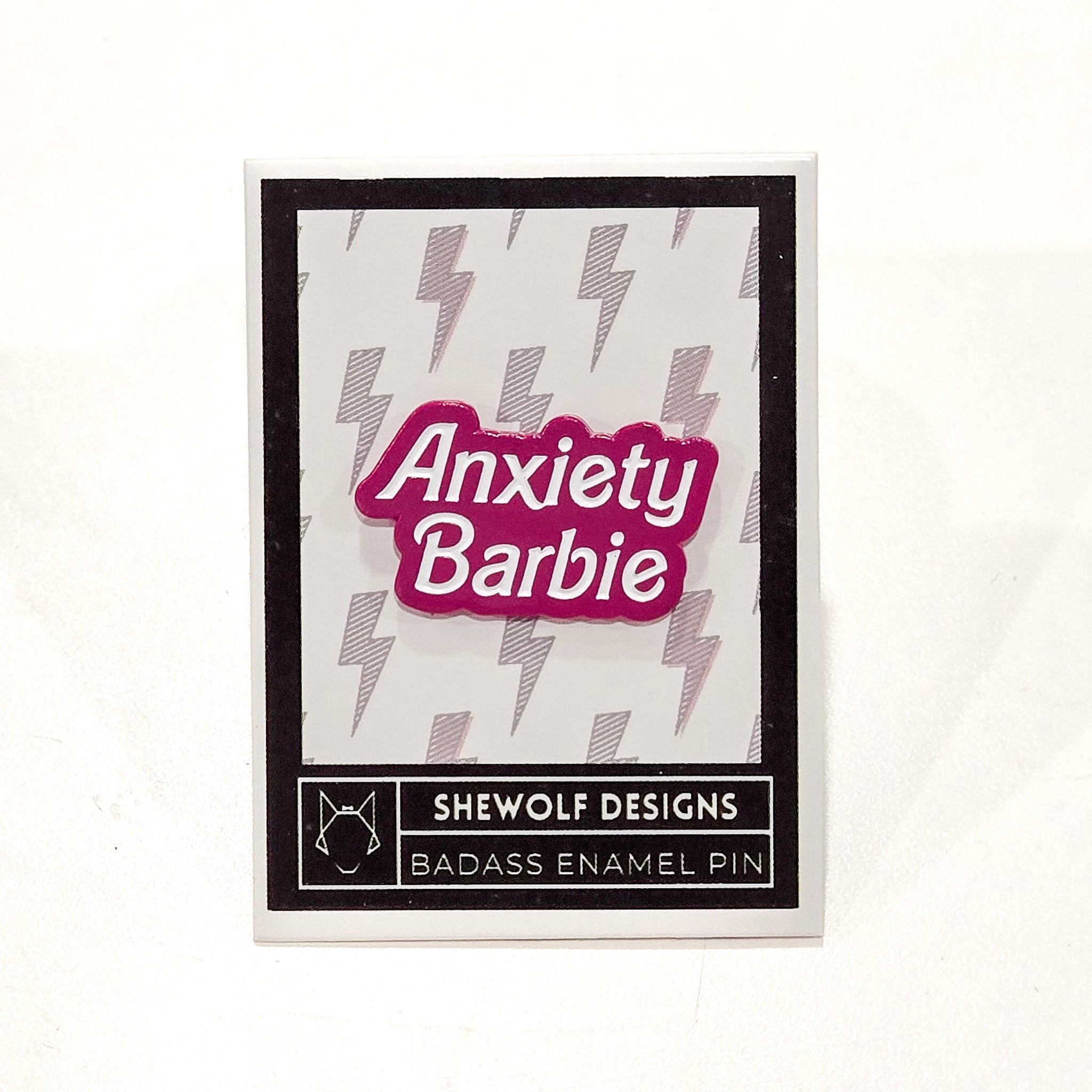 Anxiety Barbie Pin