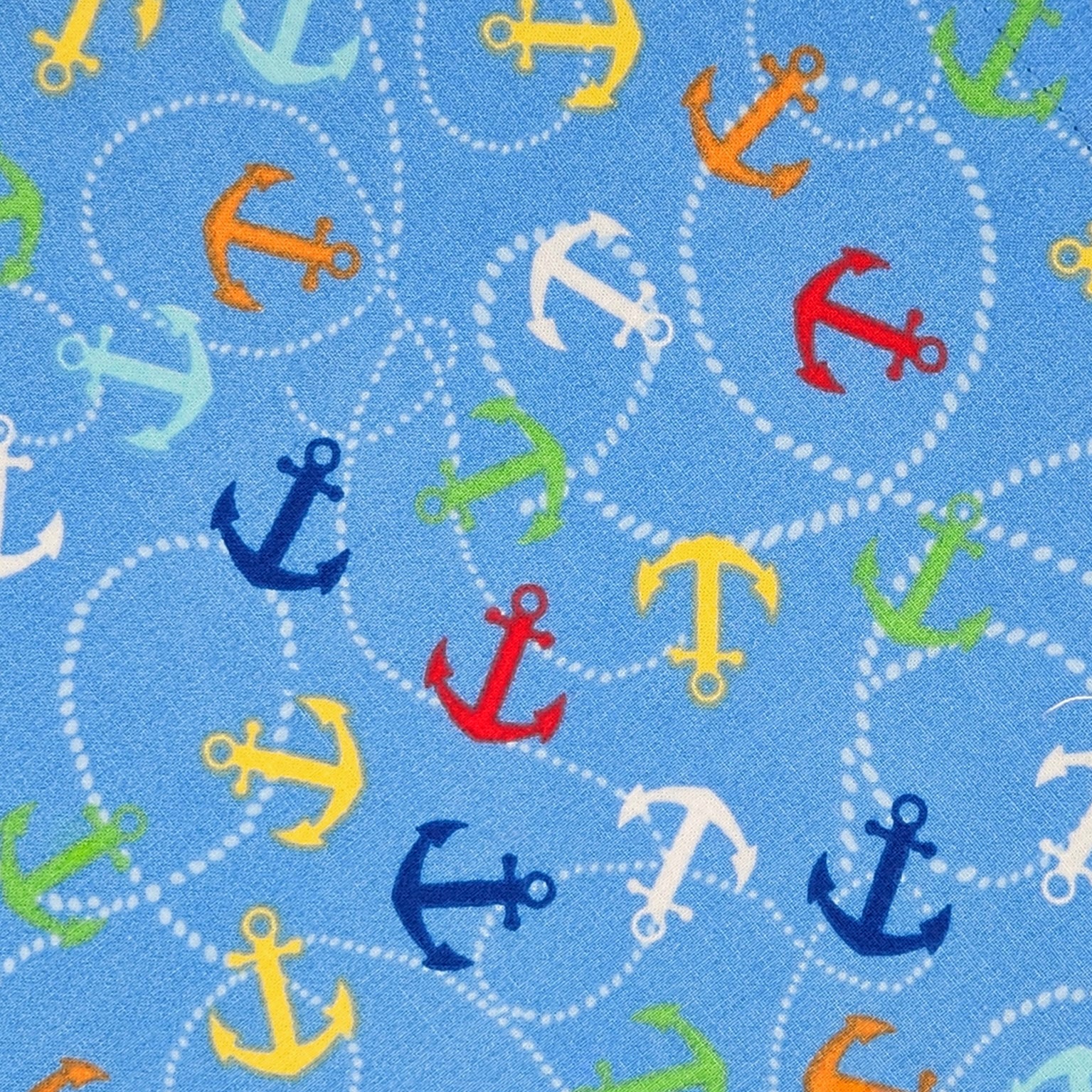 Cocktail Napkins - 100% Cotton - Set of 6 - Anchors Away!