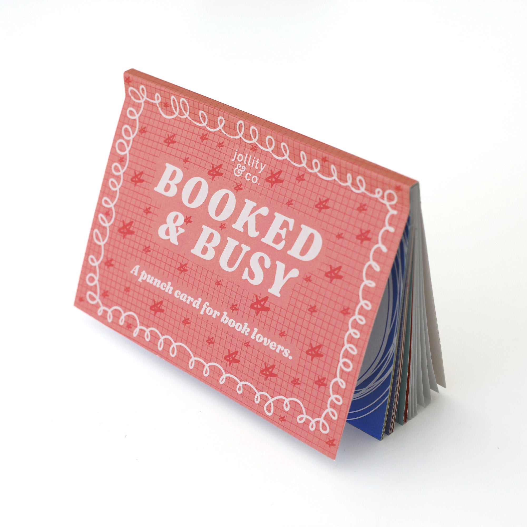 Book Club Booked & Busy Punch Card Booklet, Jollity & Co