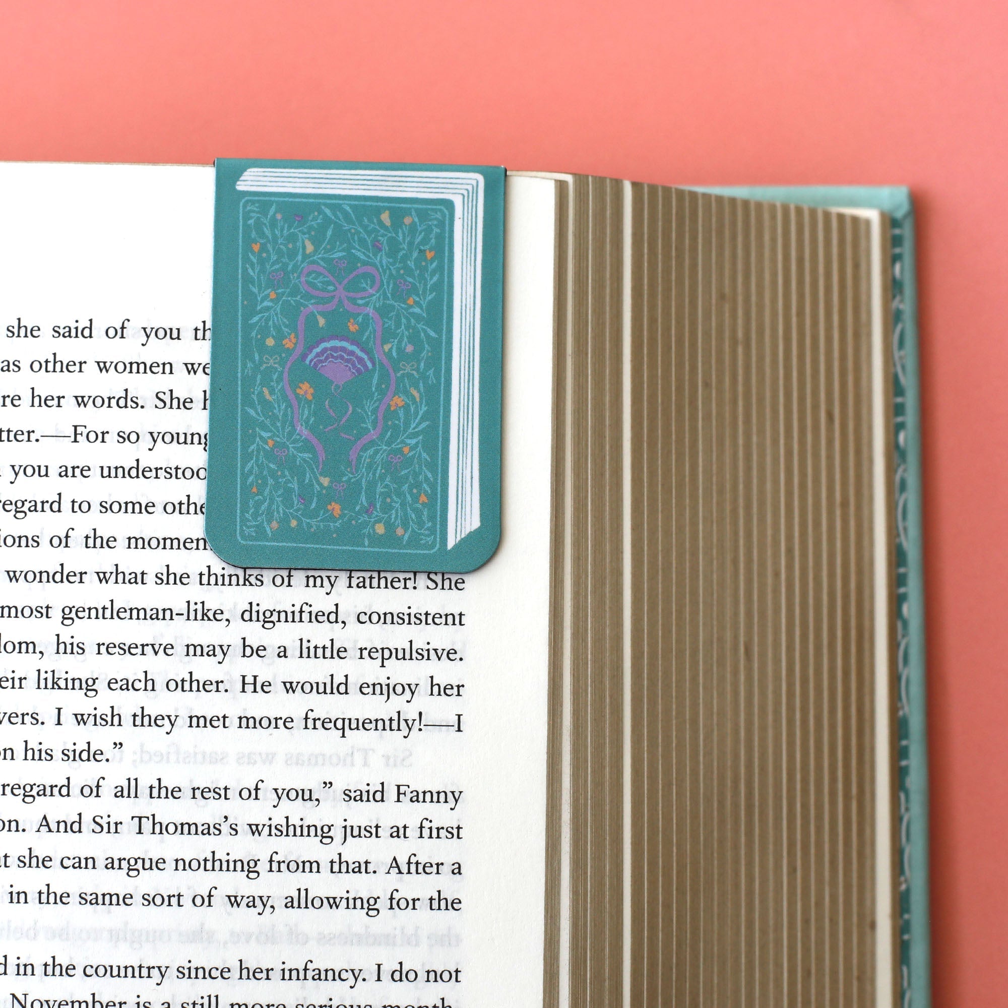 Book Covers Magnetic Bookmark Set, Jollity & Co