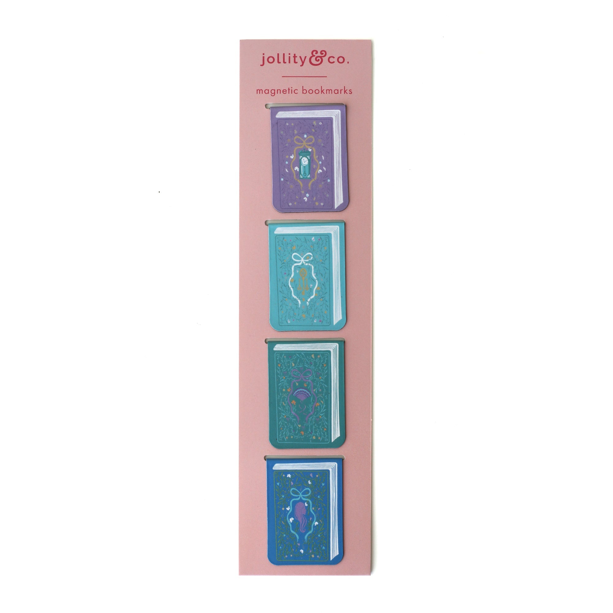 Book Covers Magnetic Bookmark Set, Jollity & Co