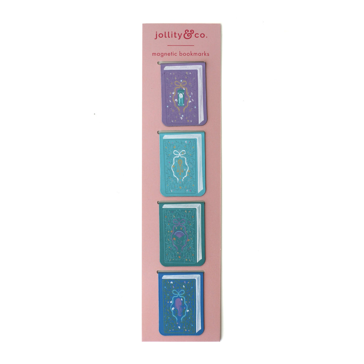 Book Covers Magnetic Bookmark Set, Jollity & Co
