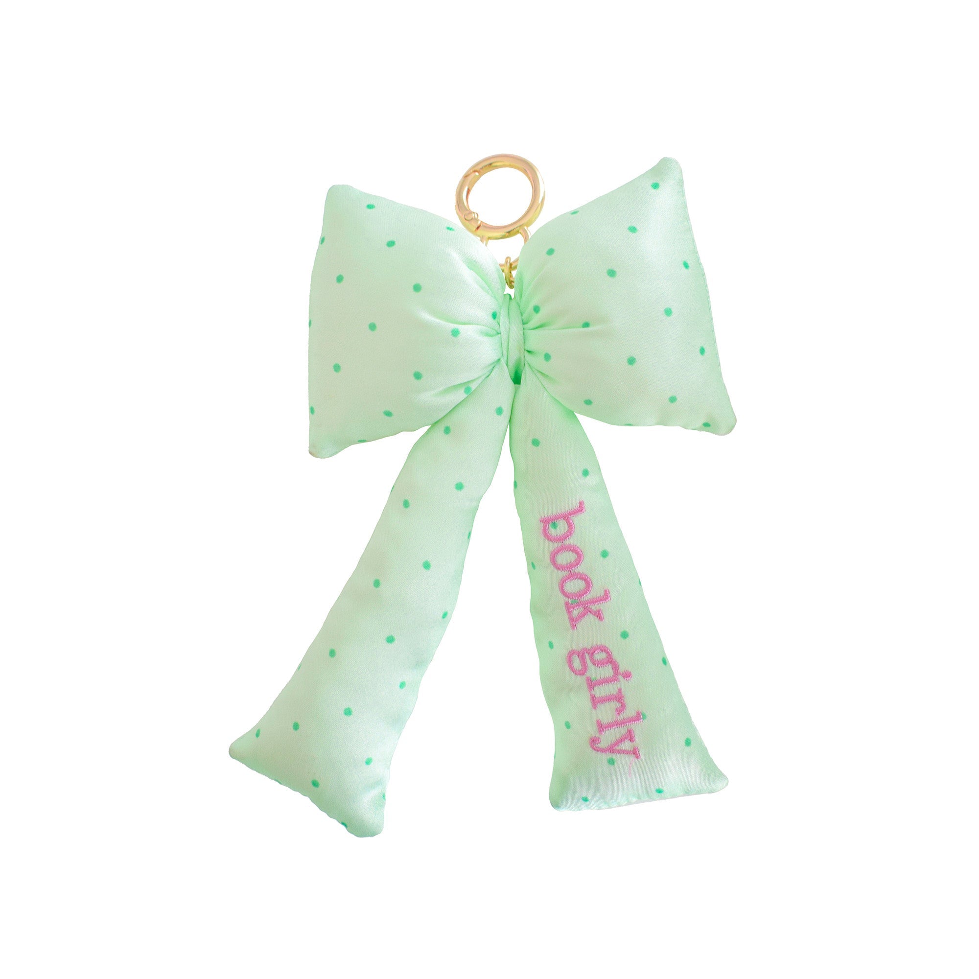 Book Club "Book Girly" Bow Bag Charm, Jollity & Co