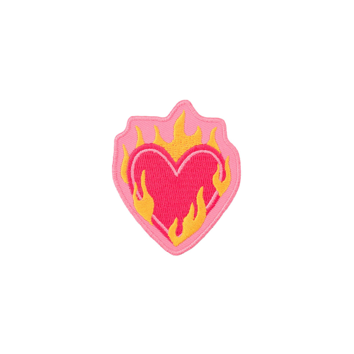 Book Club Flaming Heart Patch, Jollity & Co