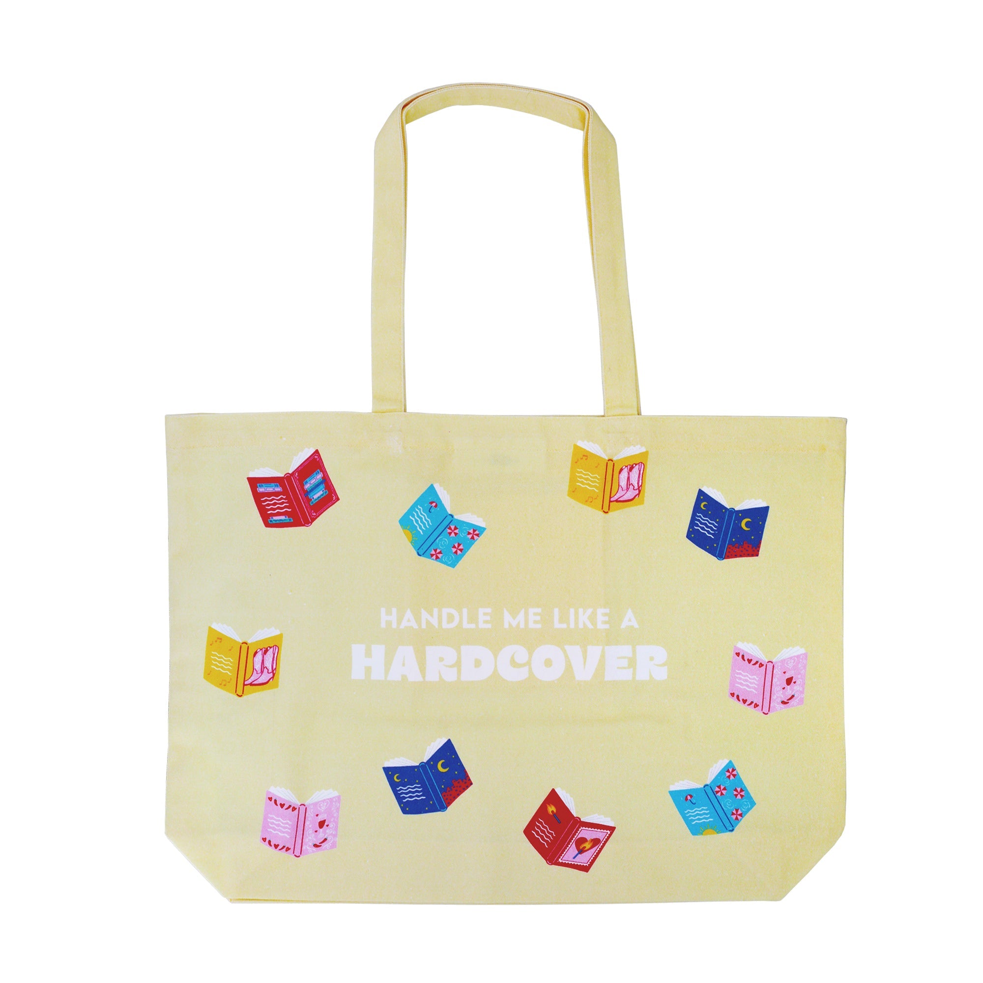 Handle Me Like A Hardcover Canvas Tote Bag, Jollity & Co