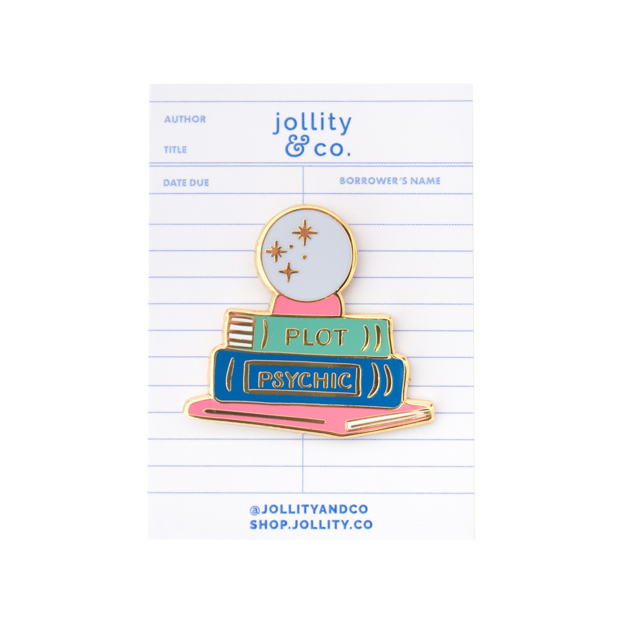 Plot Psychic Enamel Pin, Jollity Co