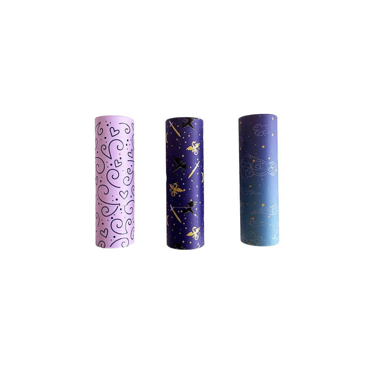 Romantasy Reader Book Themed Lip Balm Set, Jollity & Co