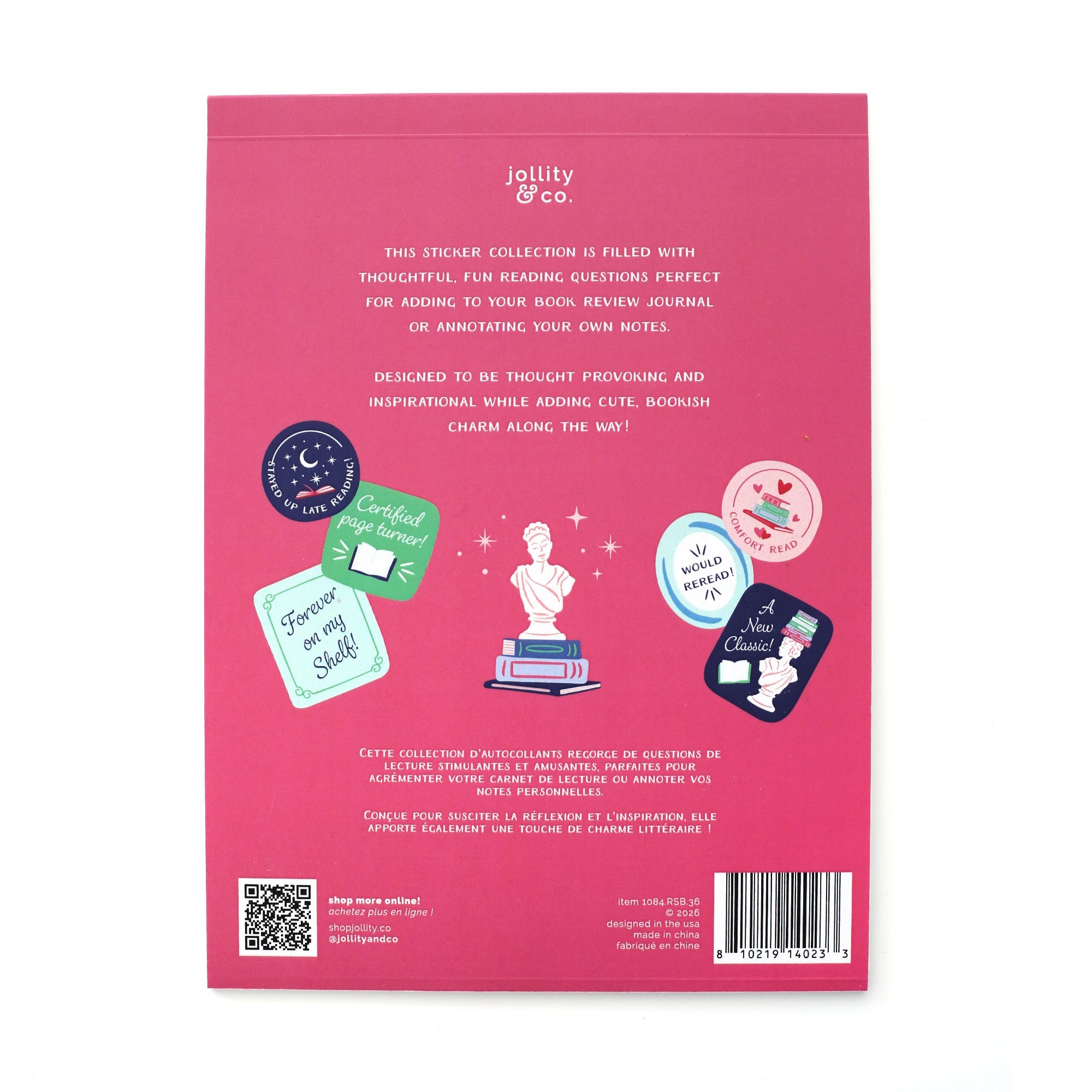Book Club Sticker Book, Jollity & Co