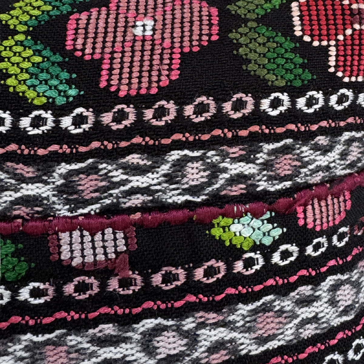 Embroidered Handwoven Corte Throw Pillow Cover