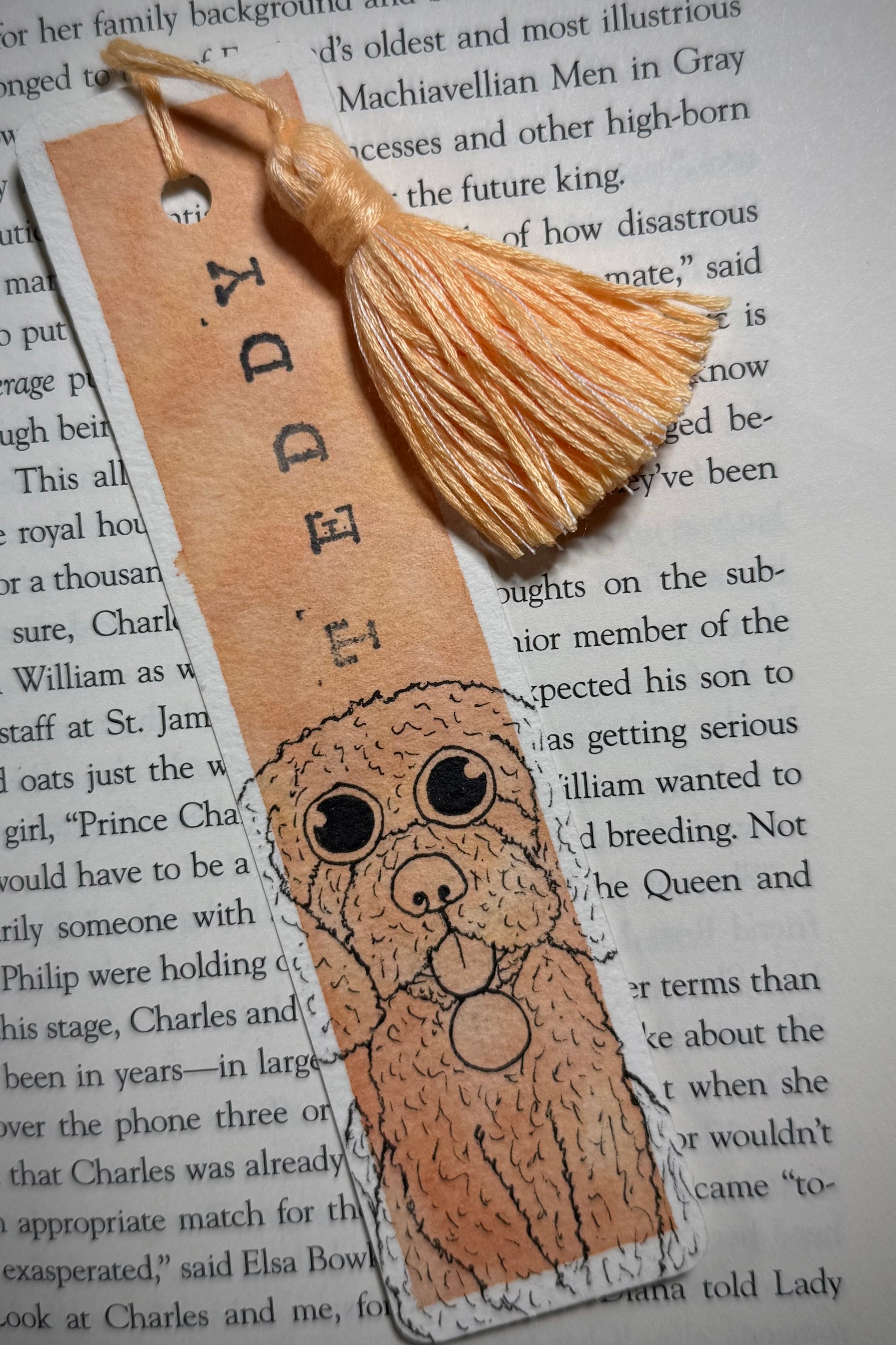 Poodle Bookmark