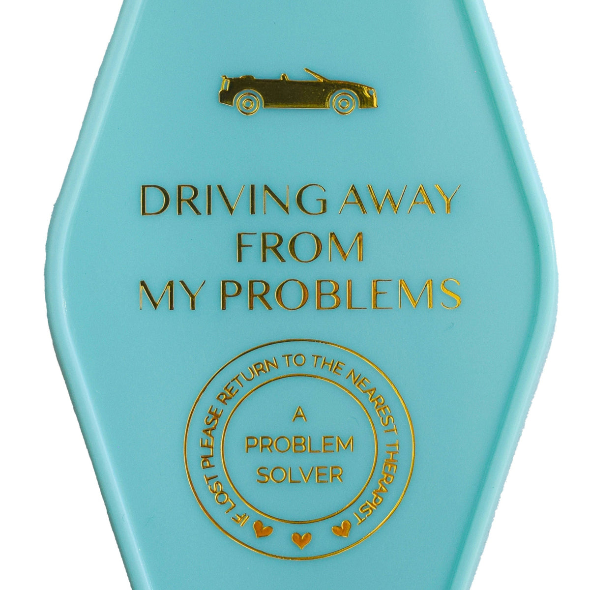 Driving Away From My Problems Keychain, Jollity & Co