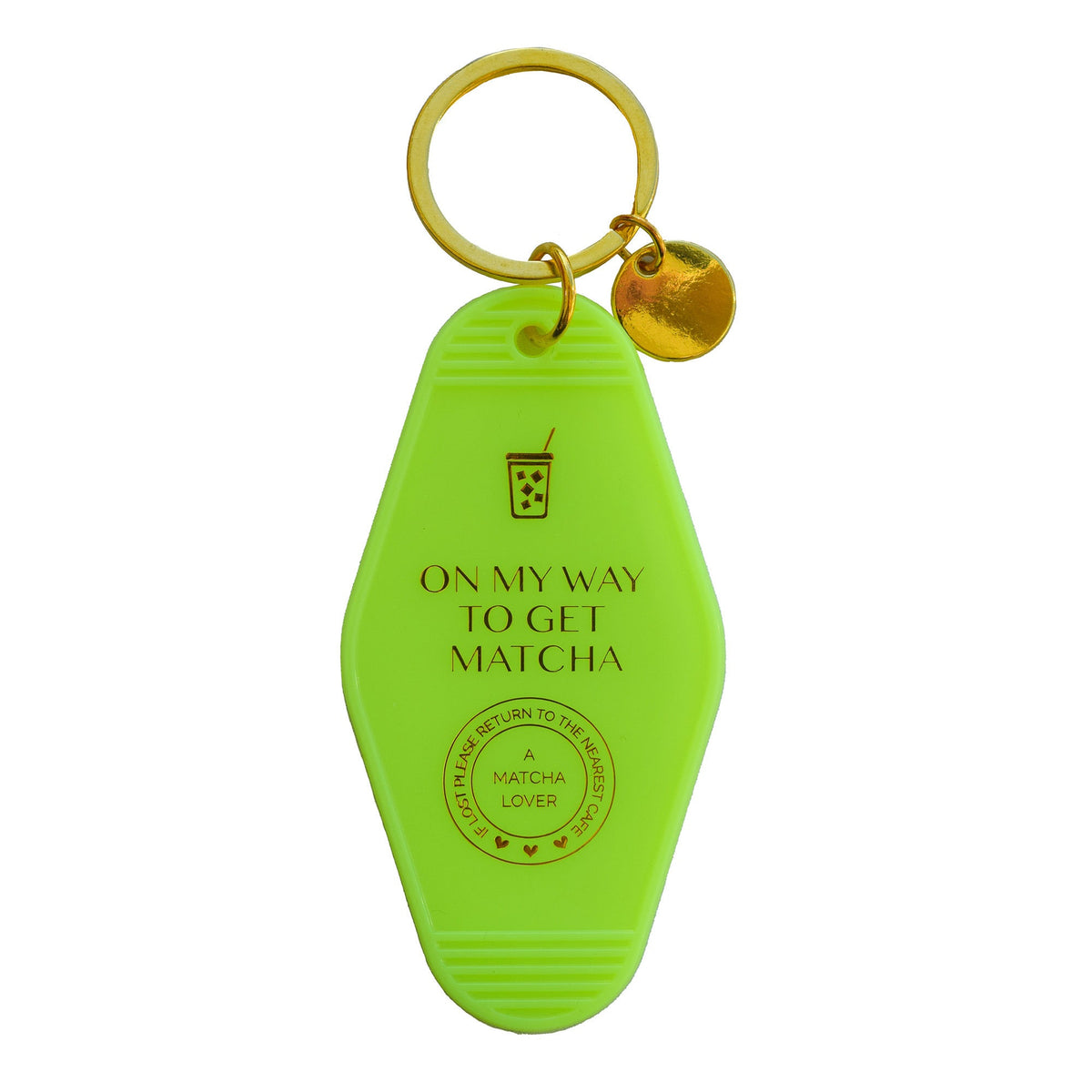 On My Way To Get Matcha Keychain, Jollity & Co