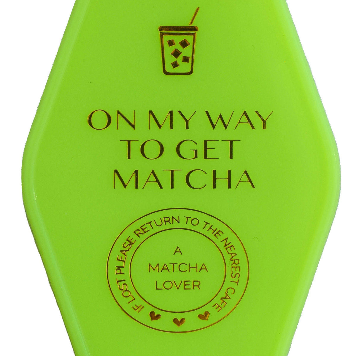 On My Way To Get Matcha Keychain, Jollity & Co