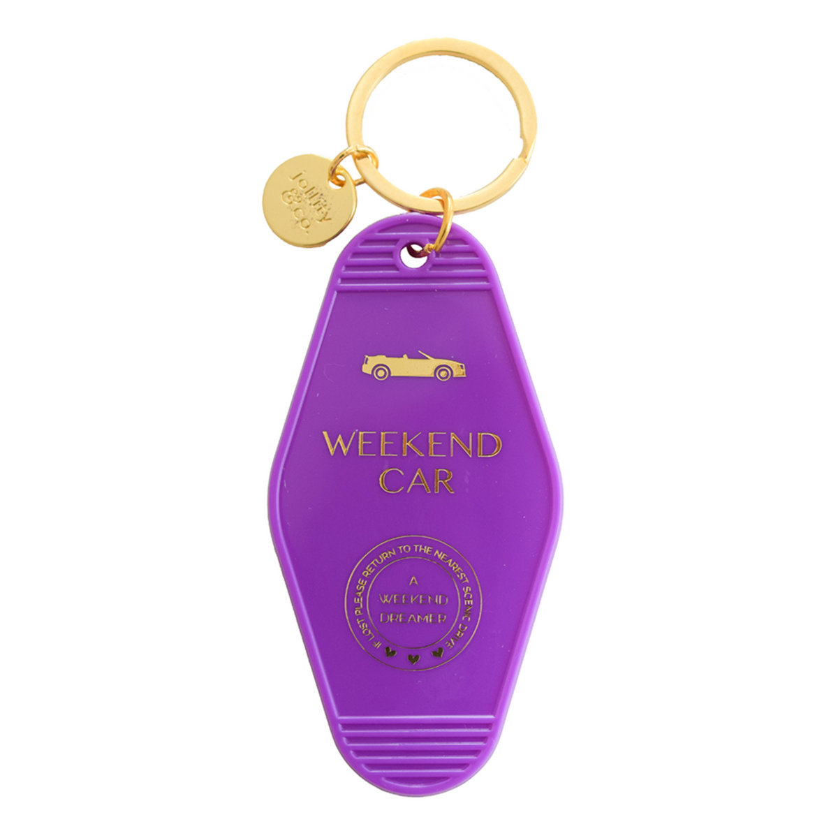 Weekend Car Keychain, Jollity & Co