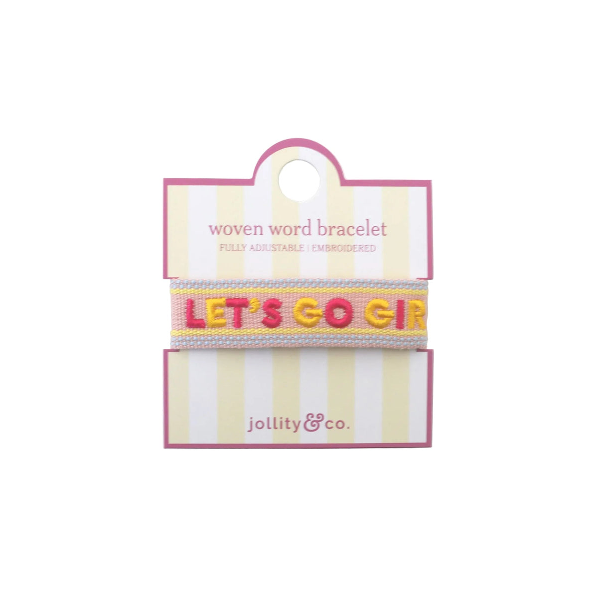 Witty Embroidered Bracelet - Let&