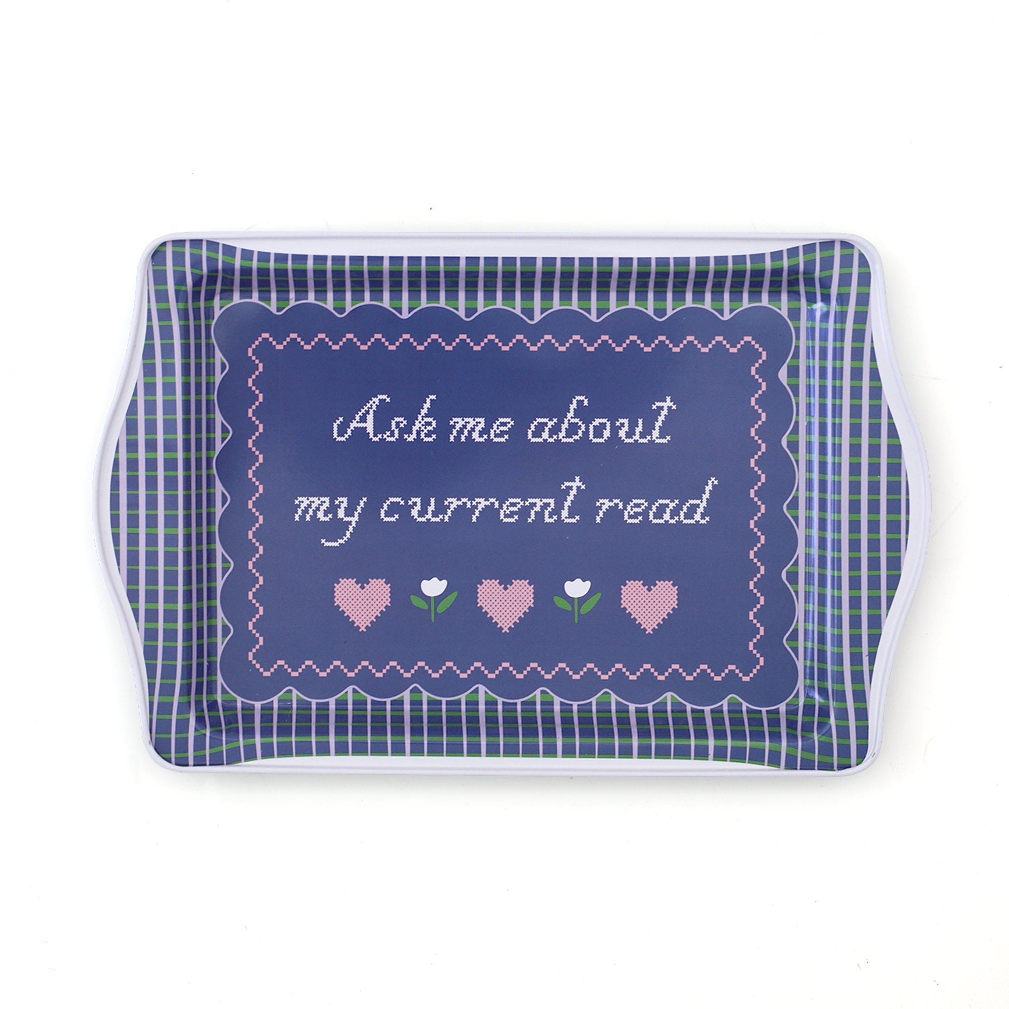 Ask Me About My Current Read Trinket Tray, Jollity & Co