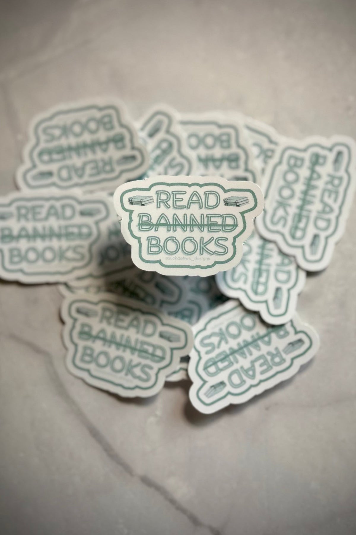 Banned Books Sticker