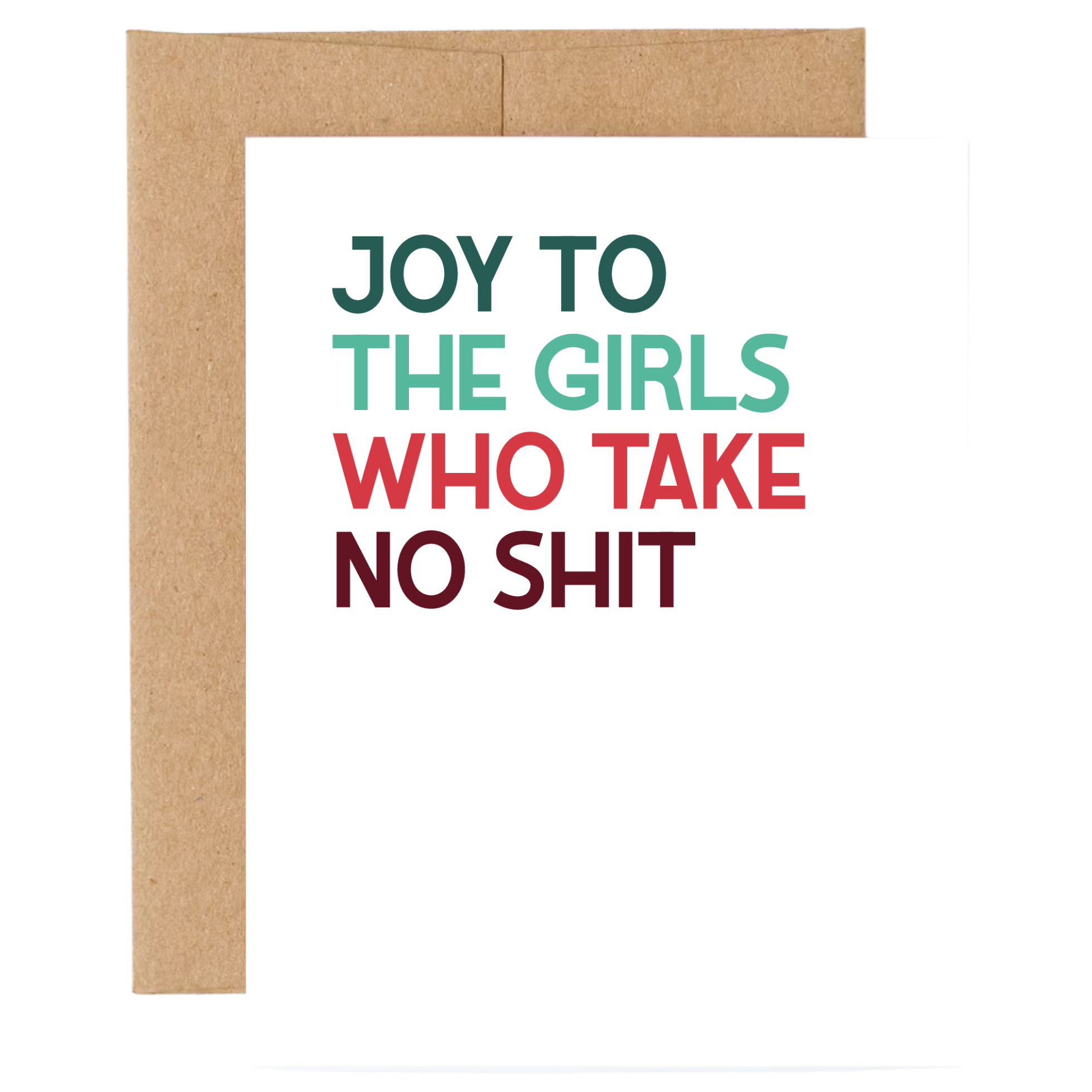 Joy to the Girls Holiday Card