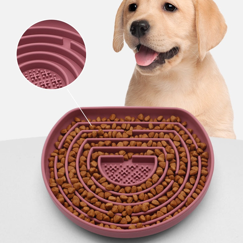 GripFlow™ Silicone Slow Feeder Bowl