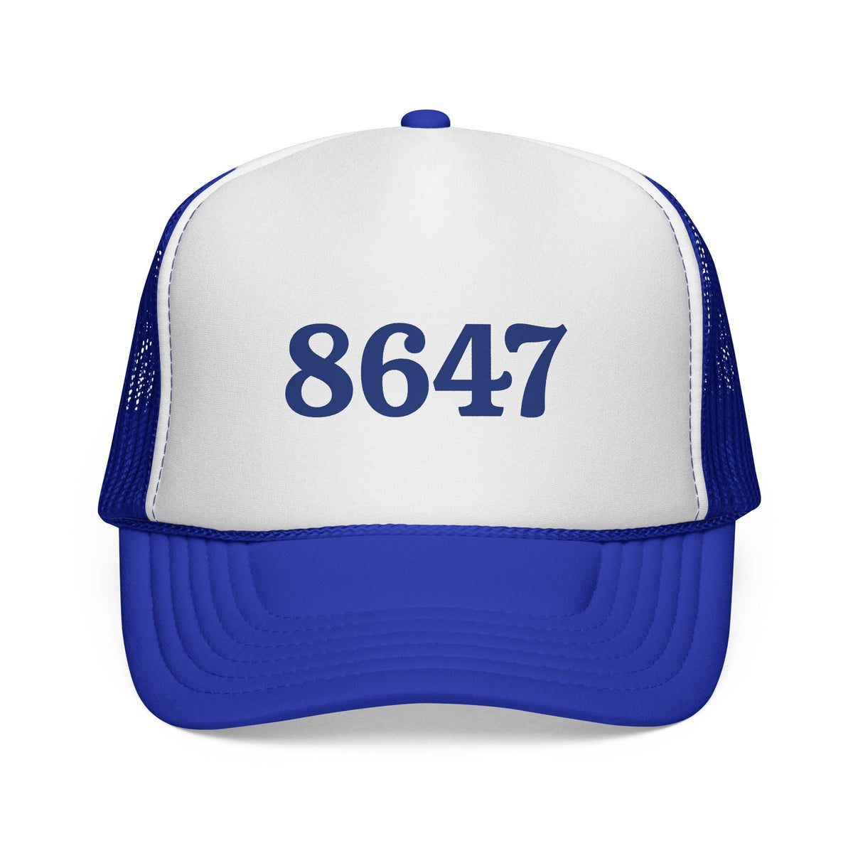Blue 8647 Trucker Hat | Anti-Trump Hat