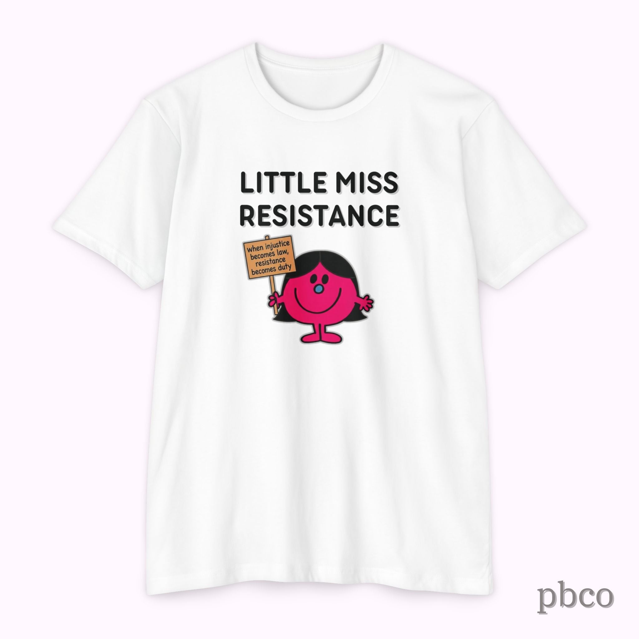 Little Miss Resistance T-Shirt — Feminist Protest Graphic Tee