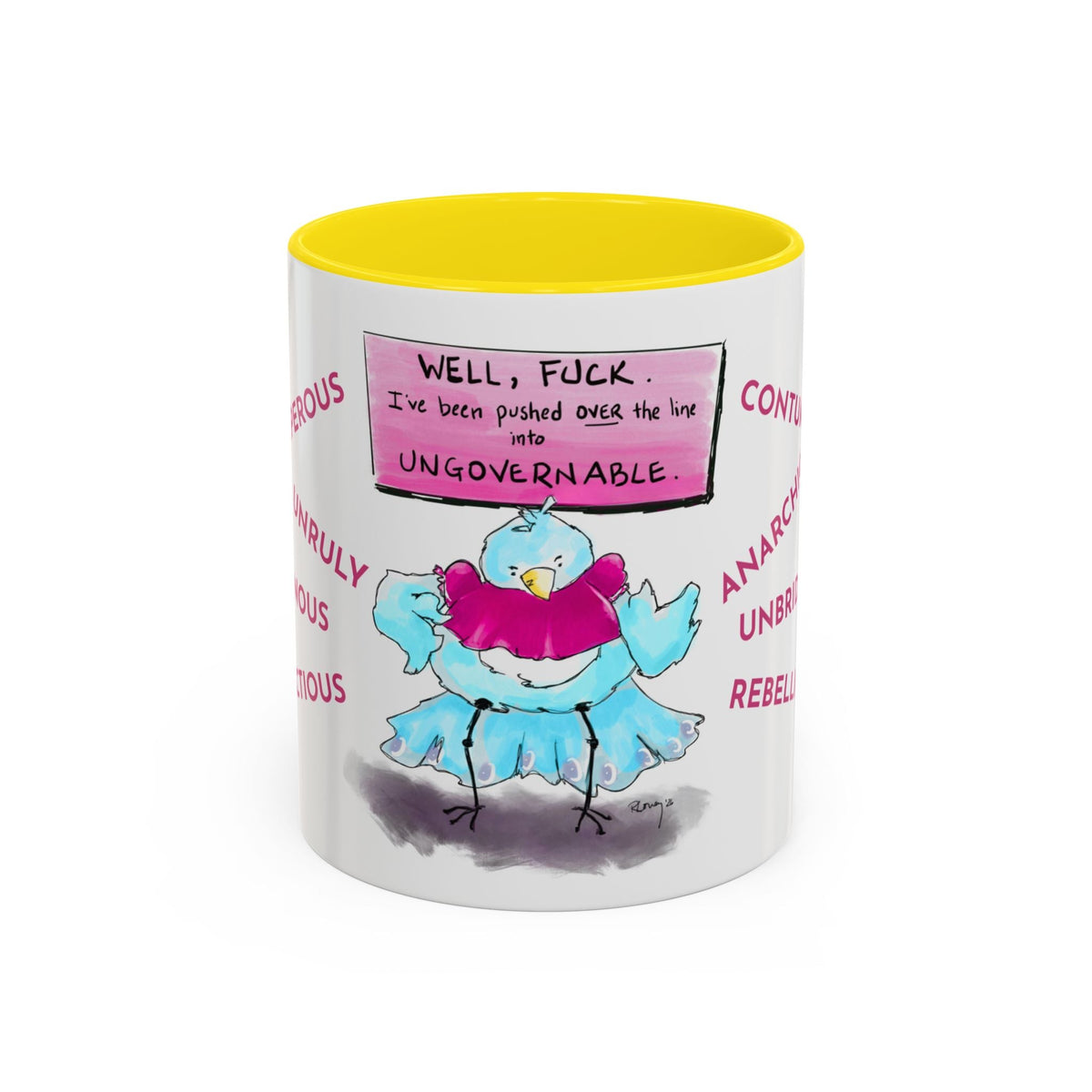 Contumacious Bird Coffee Mug — UNGOVERNABLE