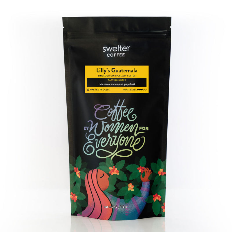 A bag of single origin Guatemalan coffee from Lilly Rodriguez and her family&