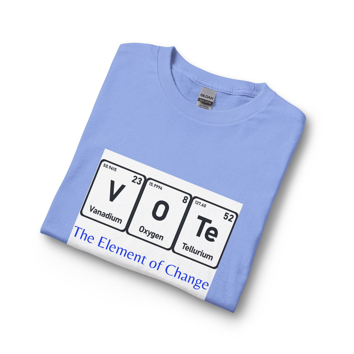 Vote Long Sleeve Tee — "The Element of Change" Political Graphic Shirt