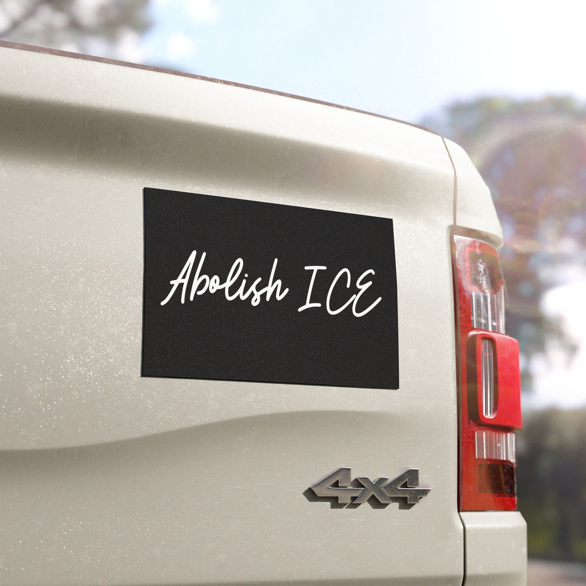 ABOLISH ICE Car Magnet
