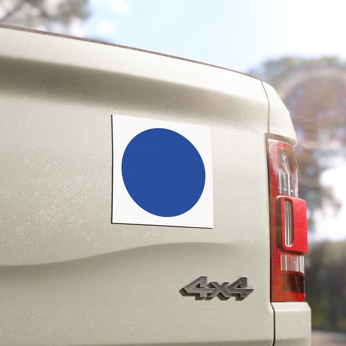 Blue Dot Car Magnet