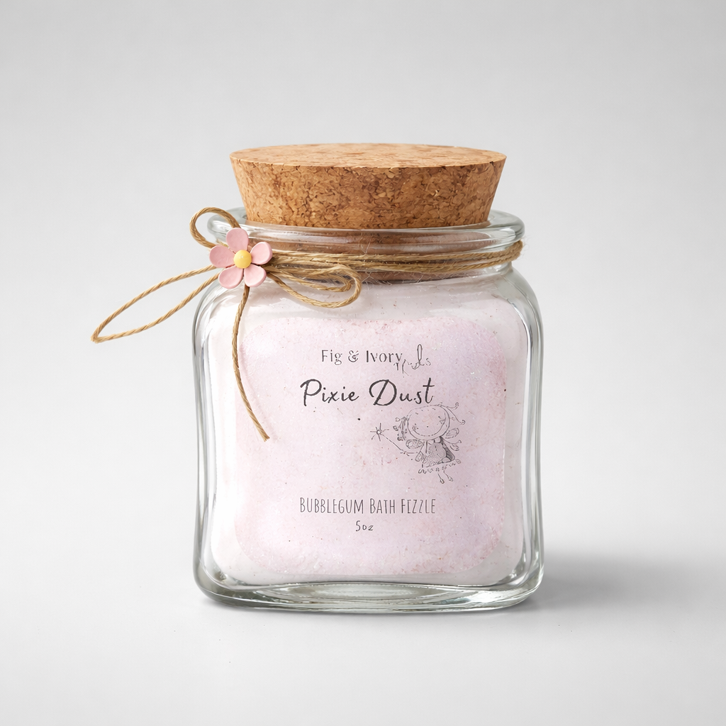 Pixie Dust-Bubblegum Bath Fizzle by Fig & Ivory Kids