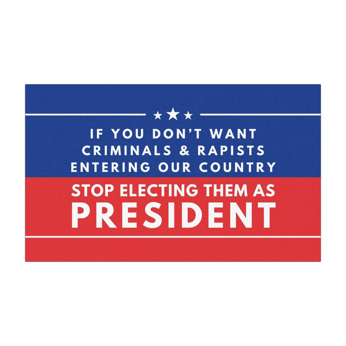 Anti-Trump Car Magnet