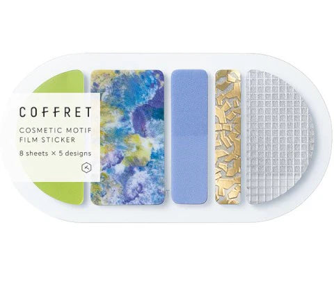 Coffret Round Chiffon Yellow Japanese Stickers