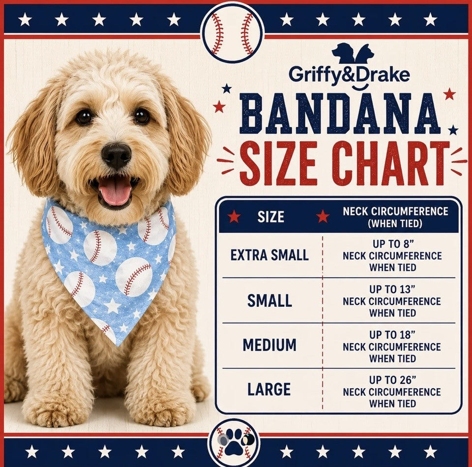 Plaids & Posies - Pet Bandanas - Multiple colors available