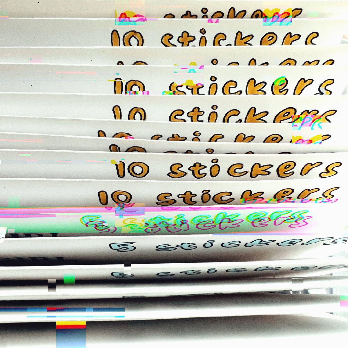 Mystery Sticker Bags – 5 Pack or 10 Pack Surprise