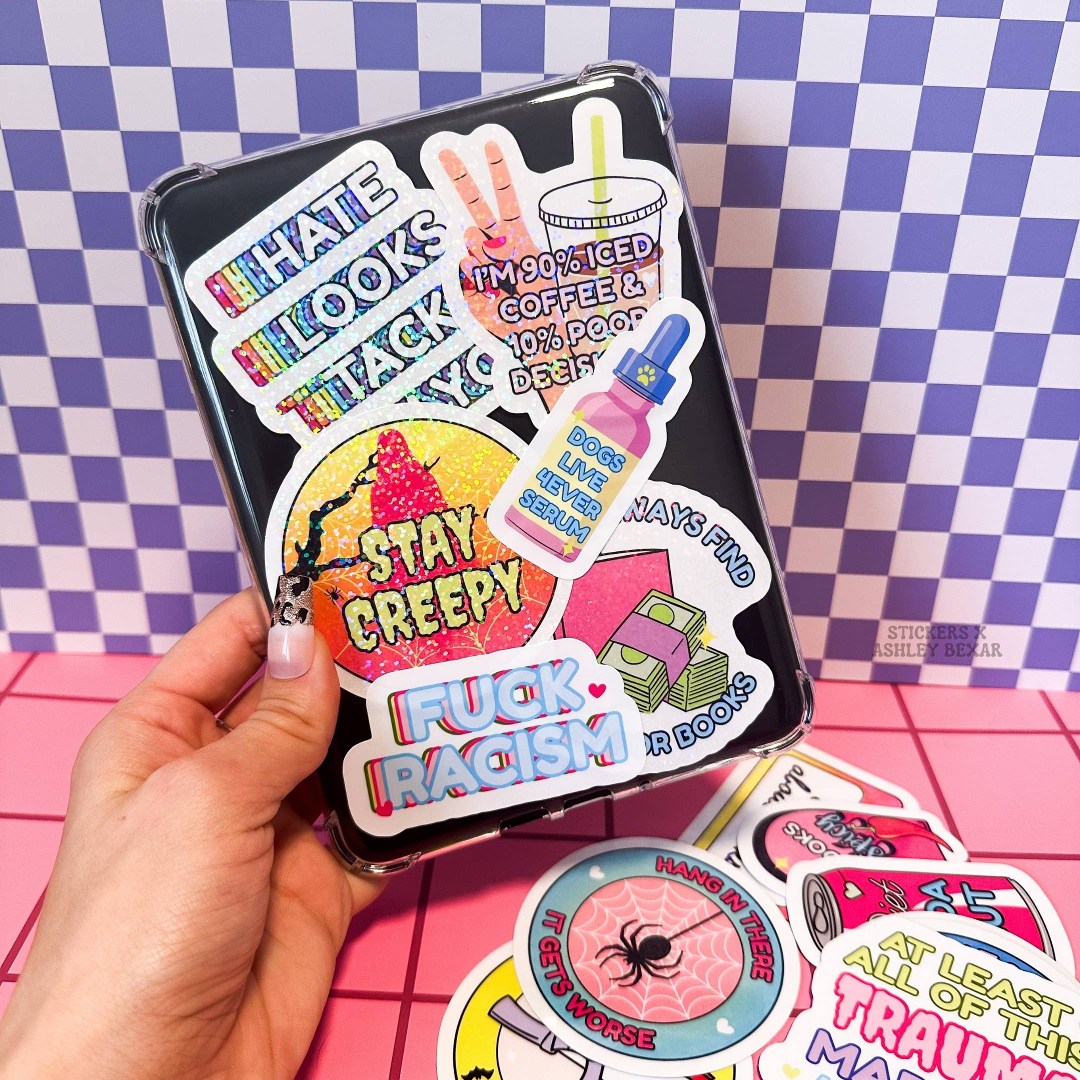 Bookish Reading Waterproof Vinyl Sticker Sheet | Charity Edition