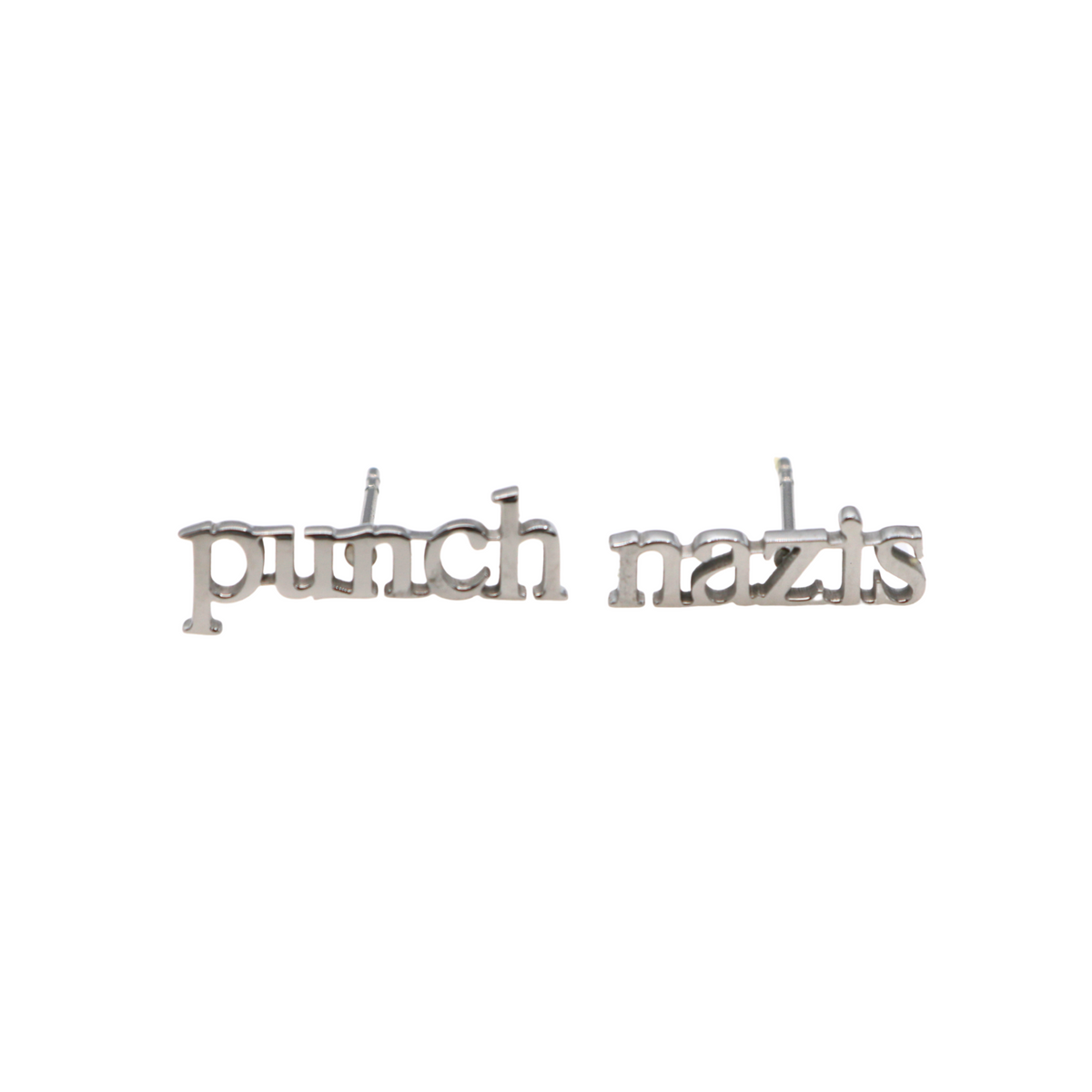 Punch Nazis Earring Set