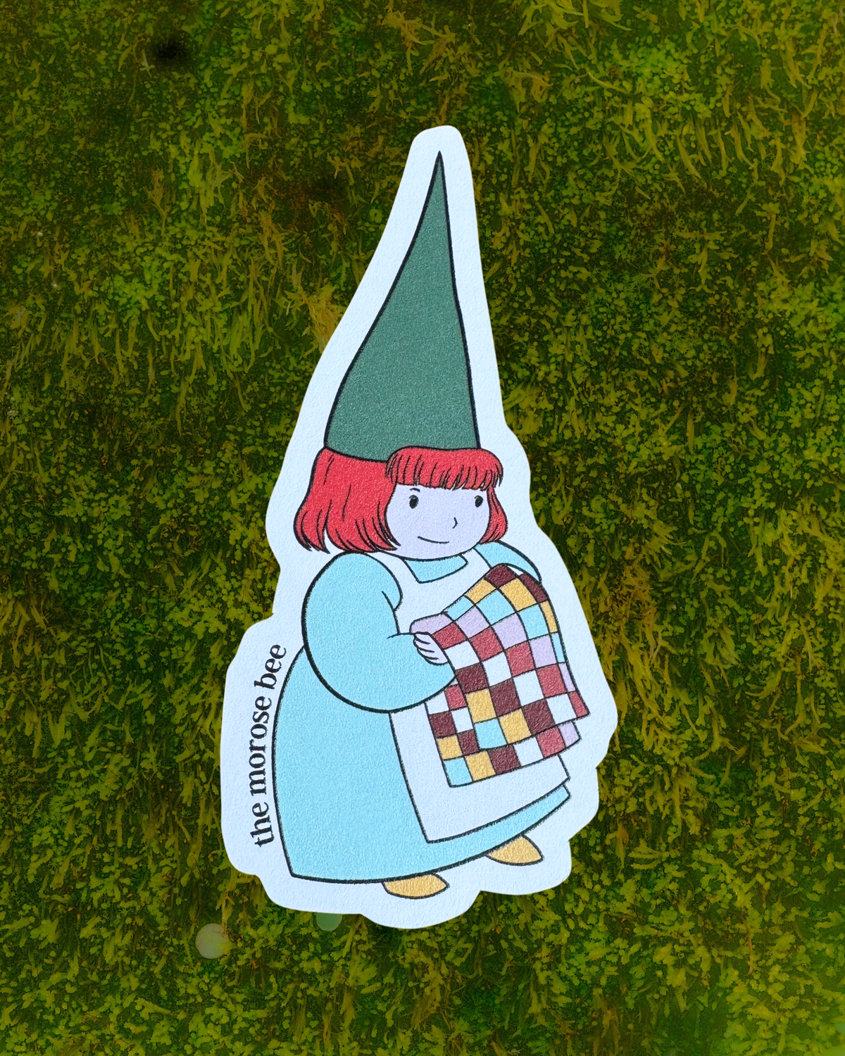 Quilty Gnome Sticker