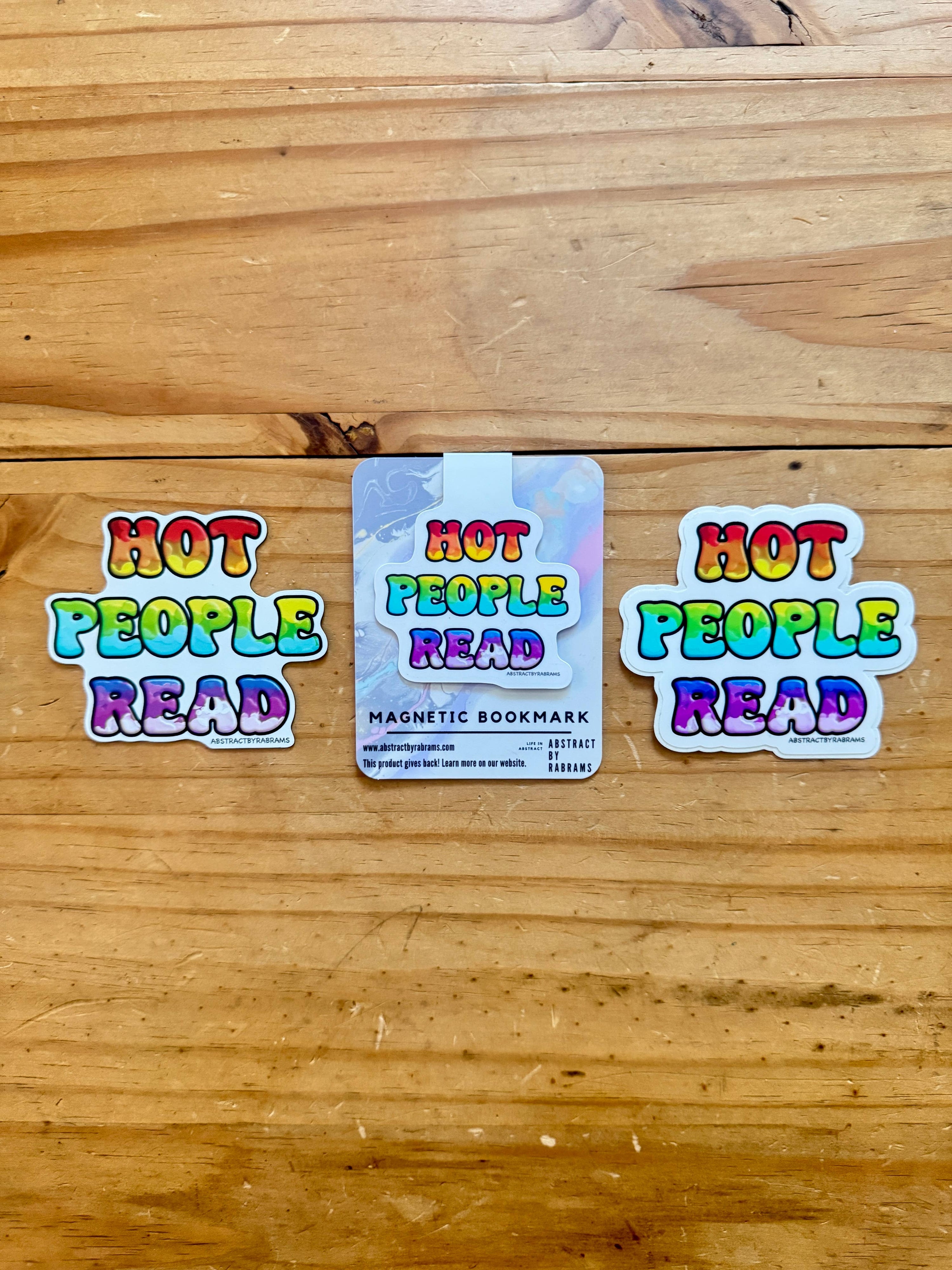 Hot People Read Sticker | Waterproof Vinyl Book Lover Sticker