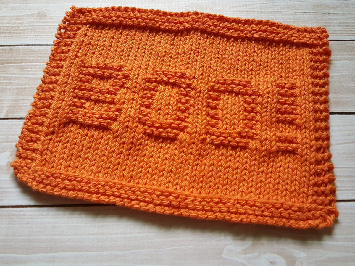 Halloween Dishcloth Pack - PDF Knit Patterns