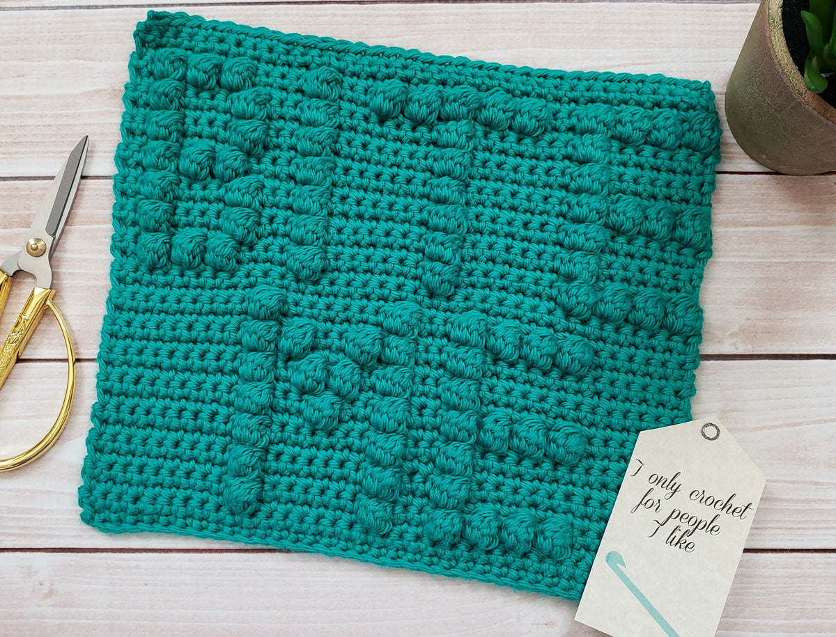 Bite Me Crochet Dishcloth