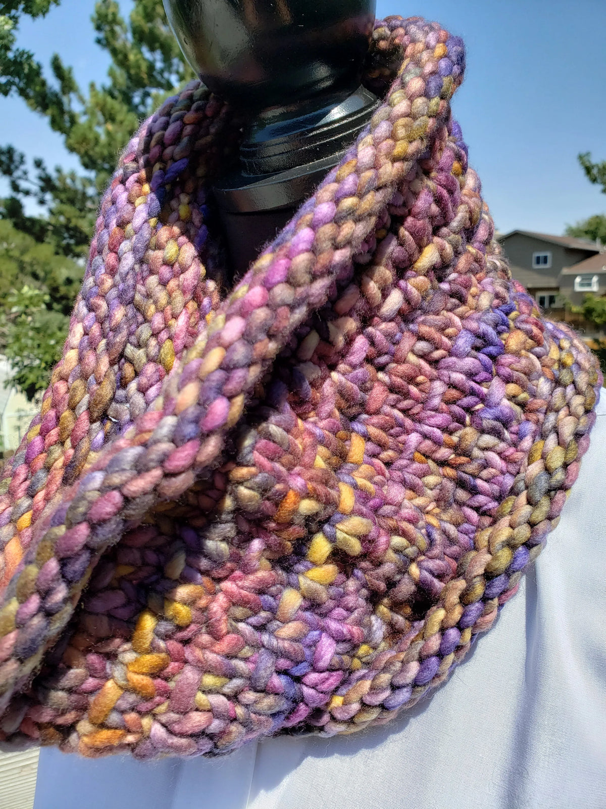 Rachael Cowl PDF Pattern - Simple Knit Neck Warmer - Easy Beginner Knitting Projects