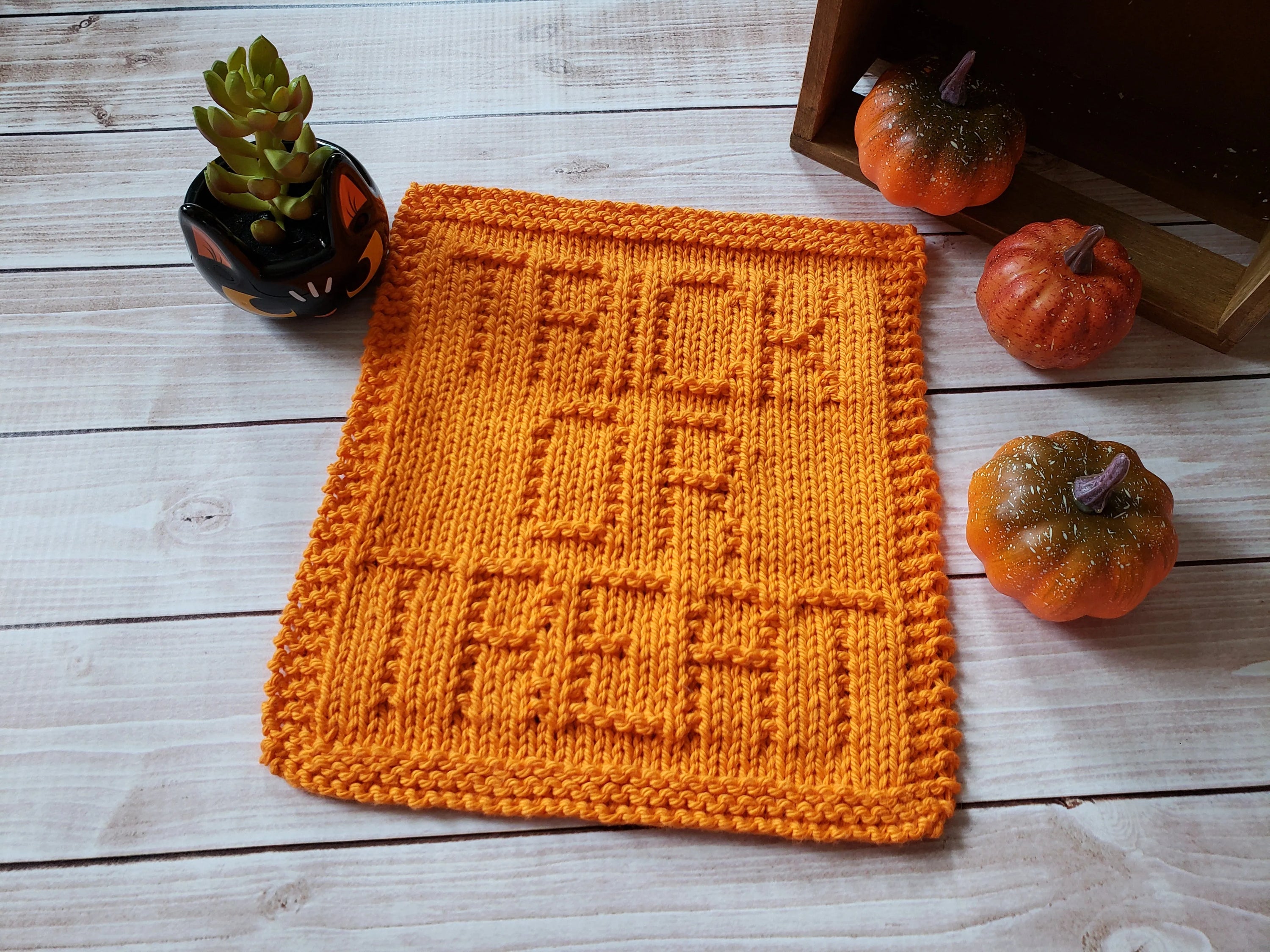 Trick or Treat Dishcloth