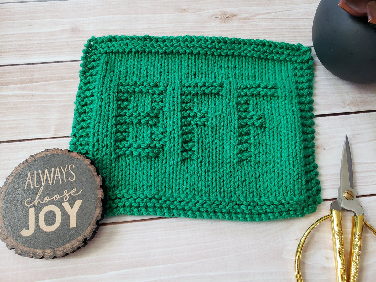 BFF Knit Dishcloth