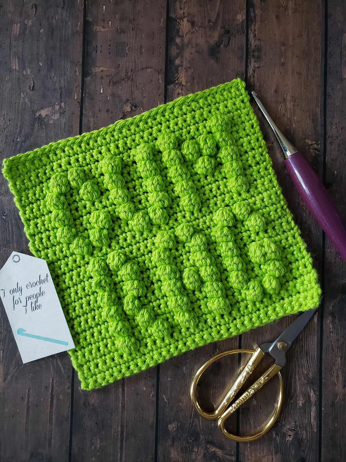 Cum Rag Dishcloth (Crochet Version)