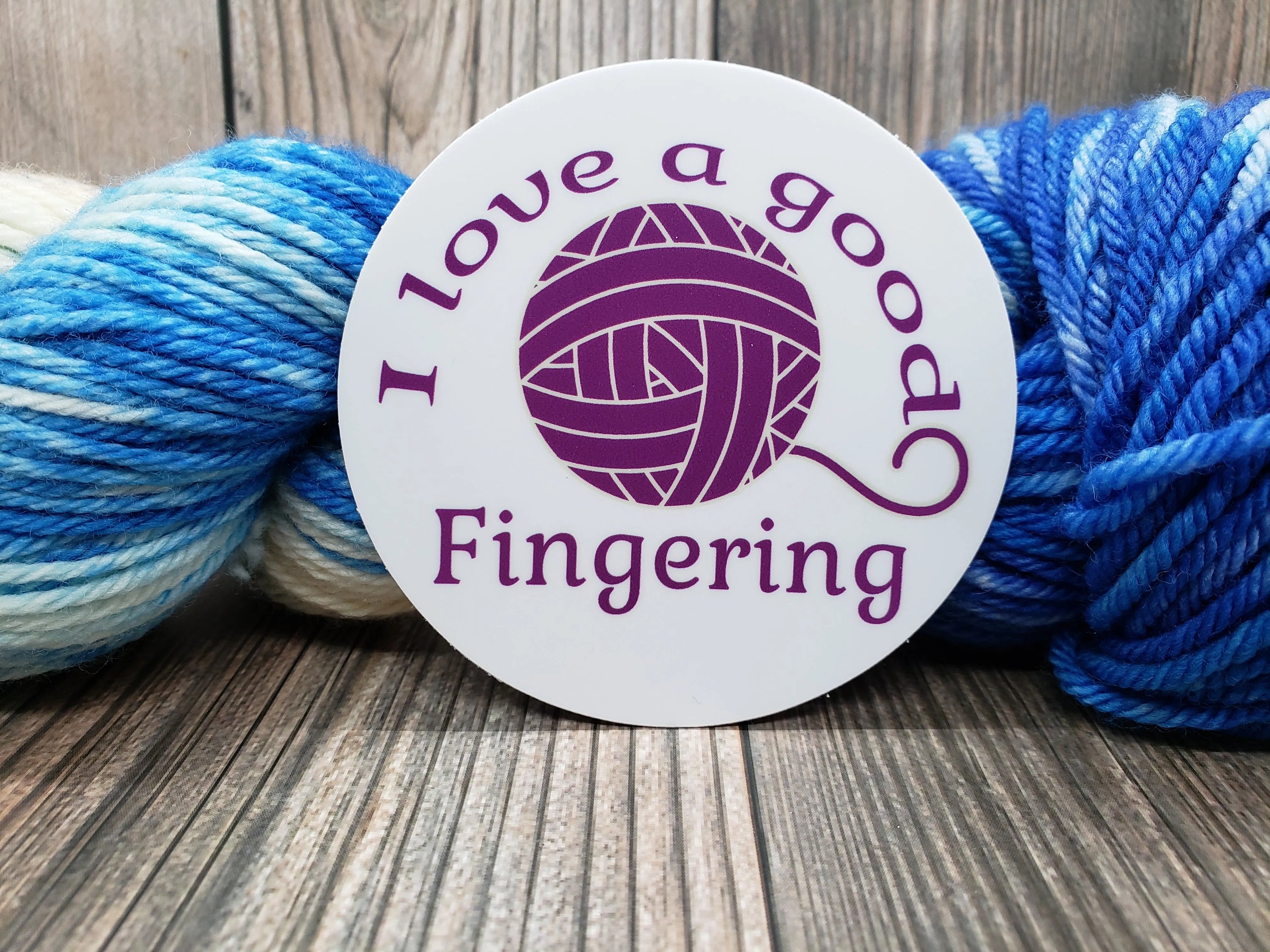 I Love A Good Fingering Vinyl Sticker